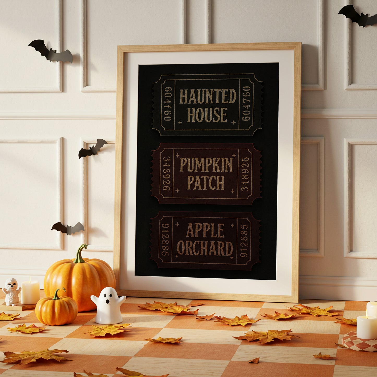 Autumn's Passage Through Vintage Tickets