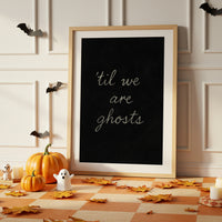 Haunting Words On Midnight Canvas