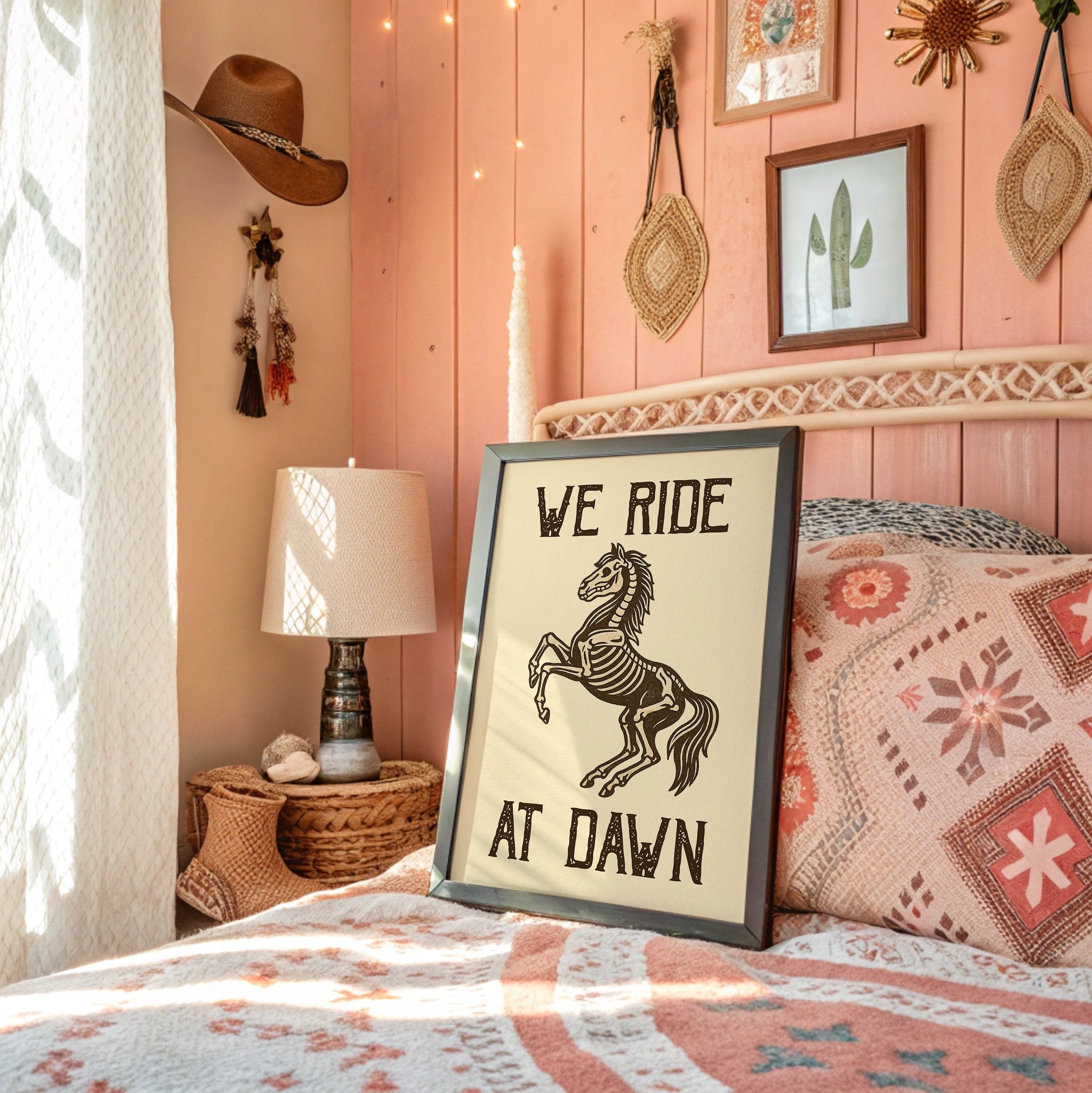 Ride at Dawn Bones Dance Under Desert Sun
