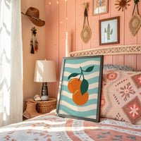 Citrus Waves On Summer Shores