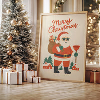 Retro Santa Brings Holiday Cheer