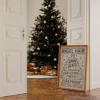 Vintage Holiday Instructions Framed