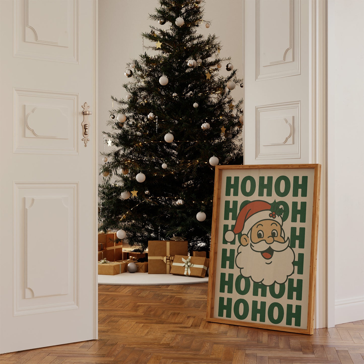 Jolly Nostalgia In Festive Frame