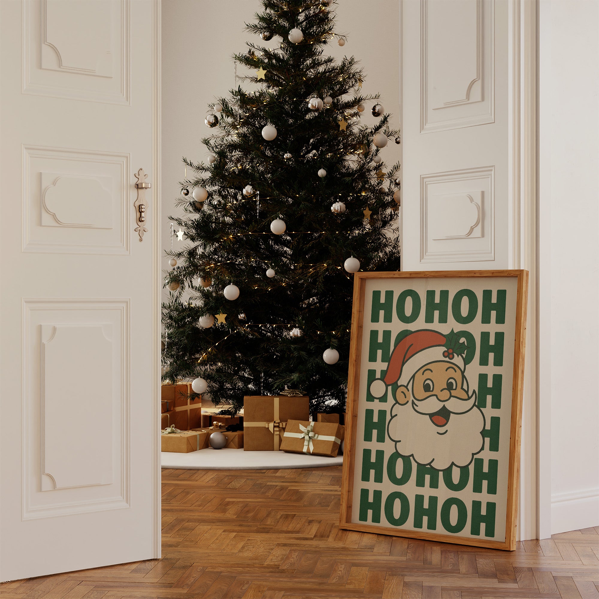 Jolly Nostalgia In Festive Frame