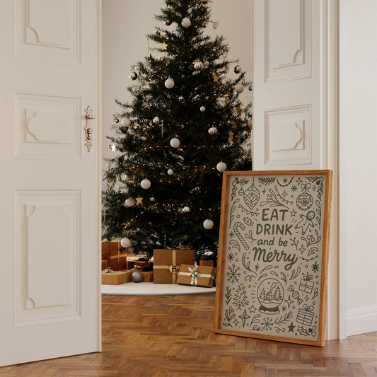 Holiday Cheer In Simple Lines