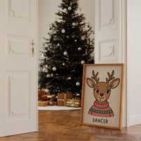 Cozy Reindeer In Holiday Sweater