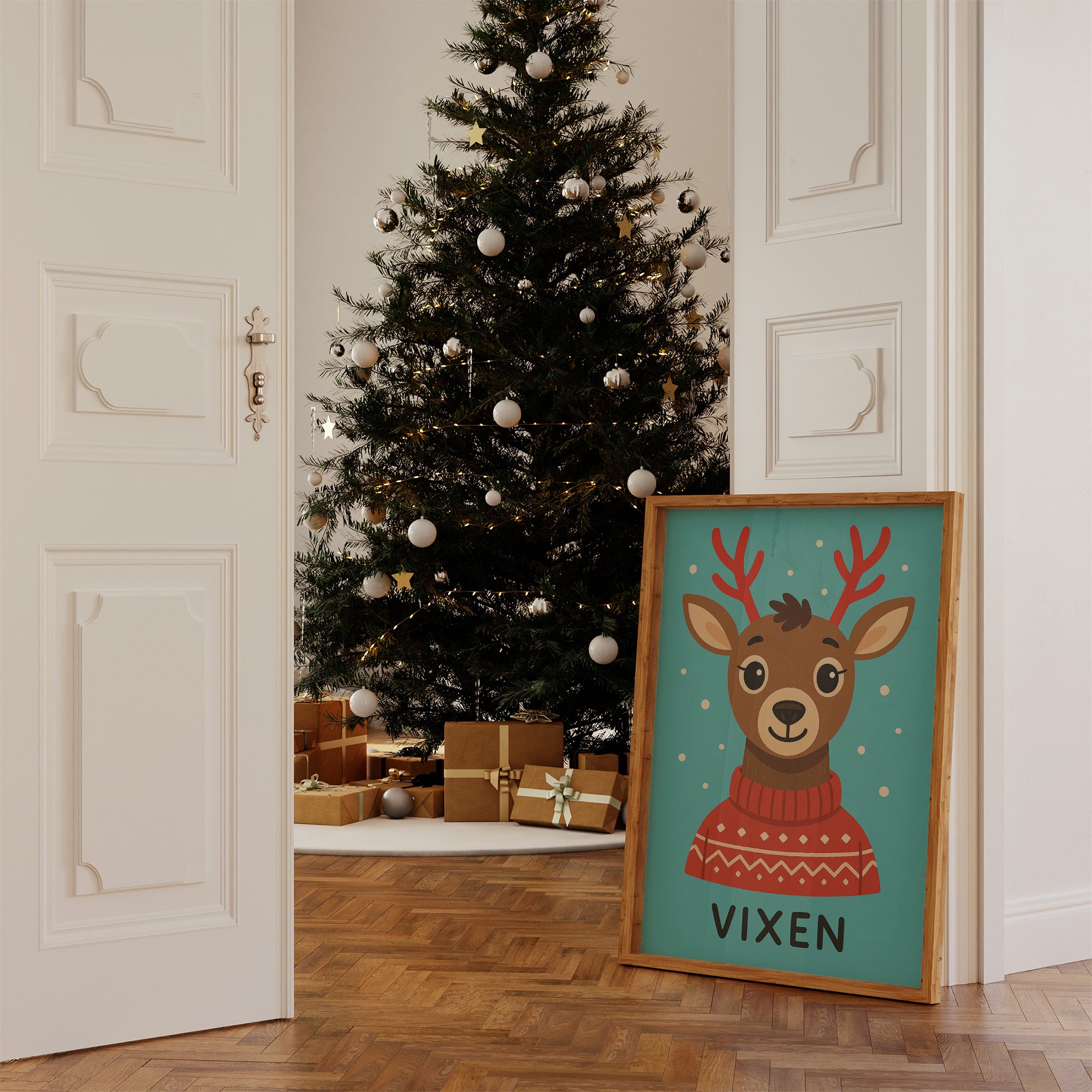 Vixen Wears Winter's Warmth