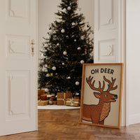 Playful Reindeer Brings Holiday Cheer