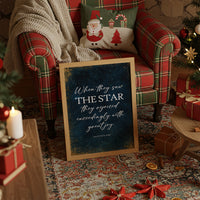 Starlit Words In Winter Glow