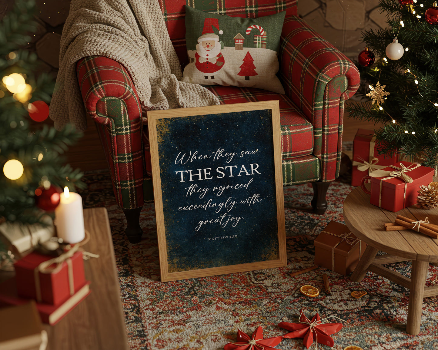 Starlit Words In Winter Glow