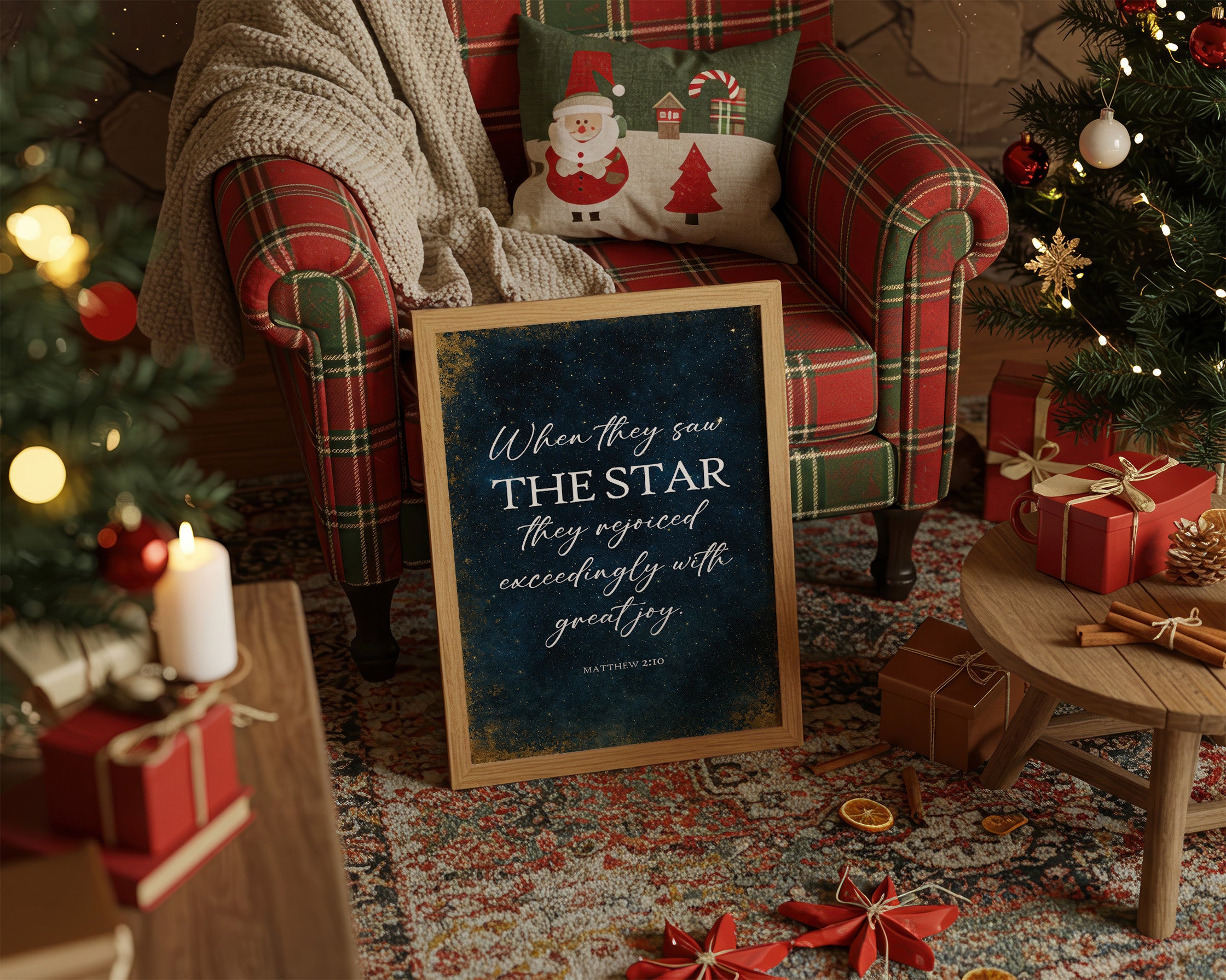 Starlit Words In Winter Glow