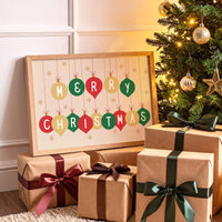 Ornaments Spell Holiday Cheer