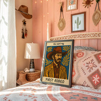 Cowboy Blues On Rustic Boards