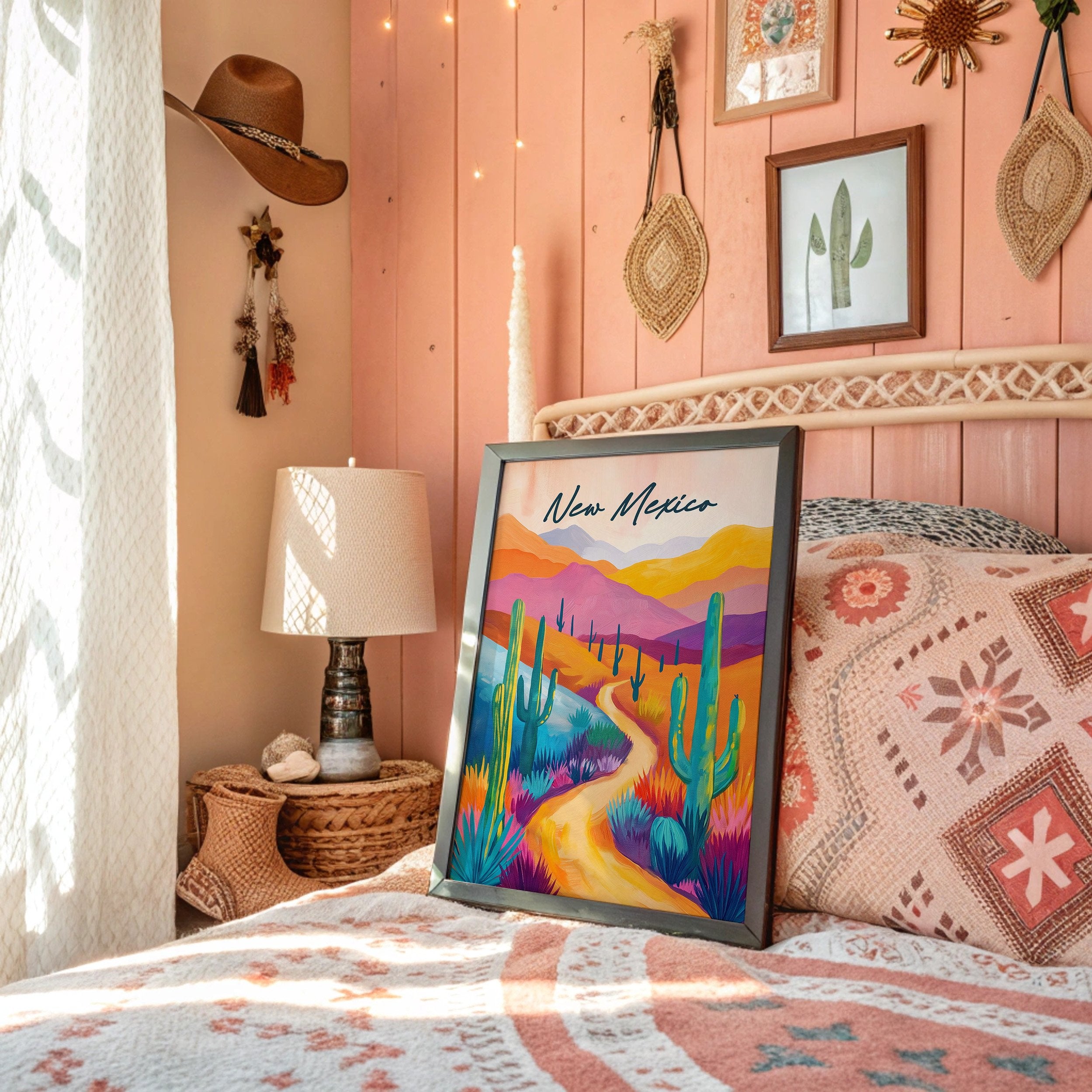 Vibrant Paths Through Desert Blooms