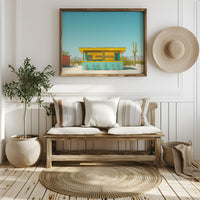 Turquoise Oasis Waits For Travelers