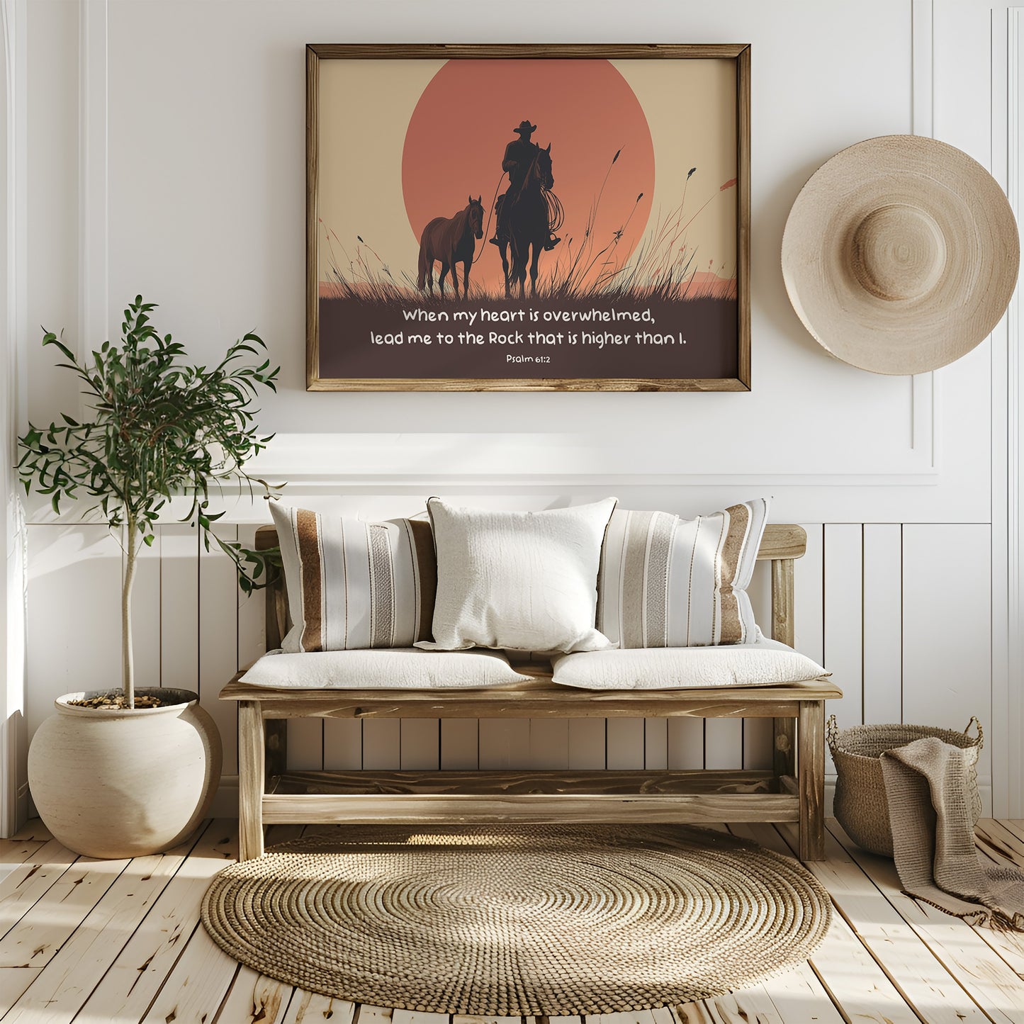 Faith Rides The Crimson Horizon