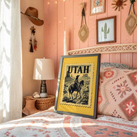 Desert Trails On Golden Postage