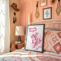 Pink Dust On Frontier Trails