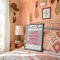 Pink Words On Restaurant Bills