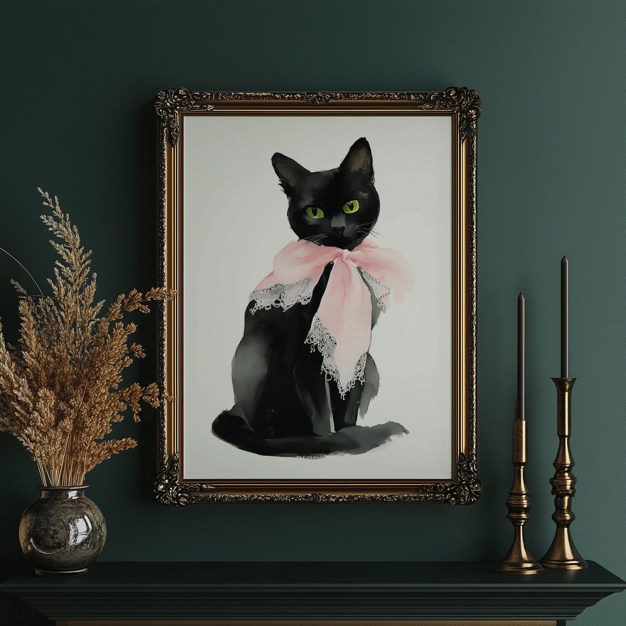 Emerald Eyes Wear Pink Lace