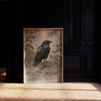 Raven's Perch Among Forgotten Flora