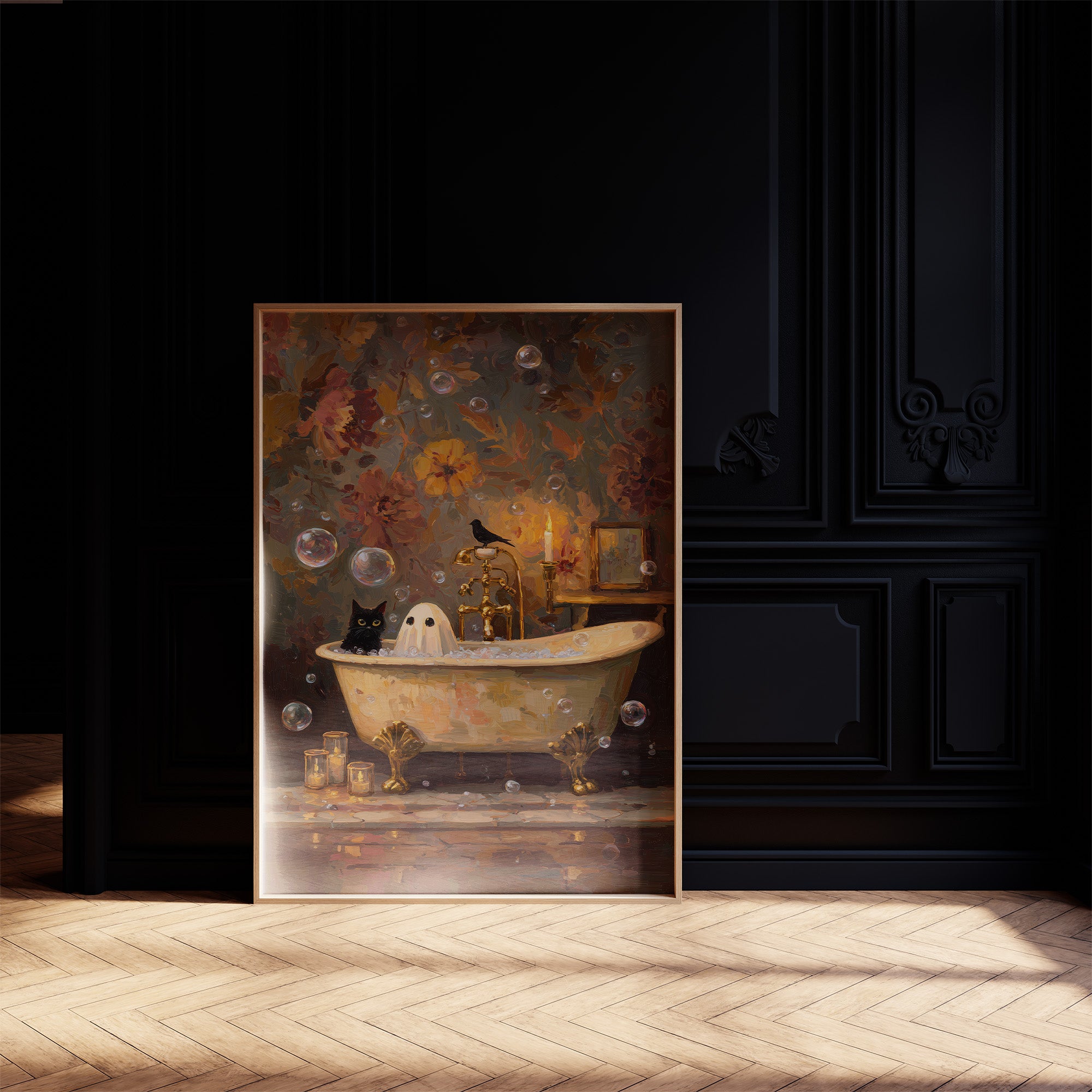 Midnight Soak With Spectral Friend