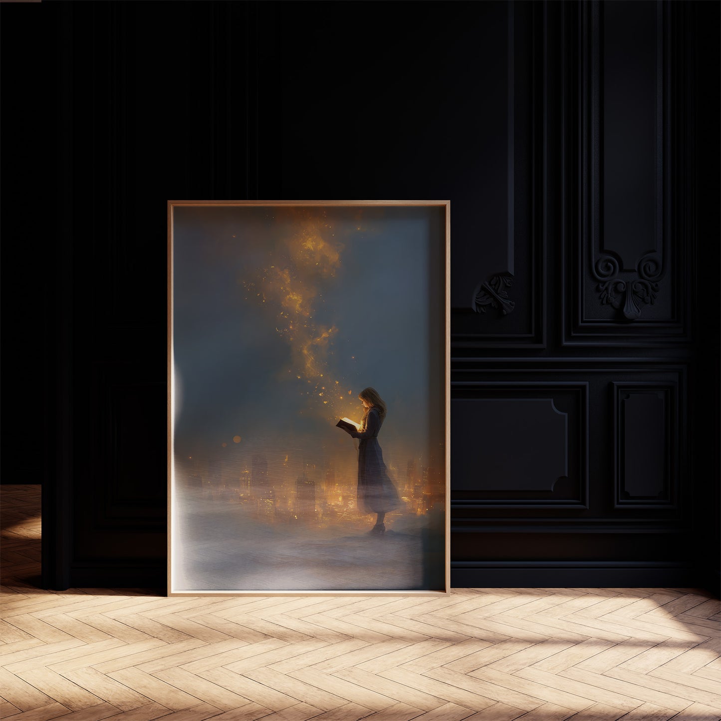 Words Ignite Golden Galaxies