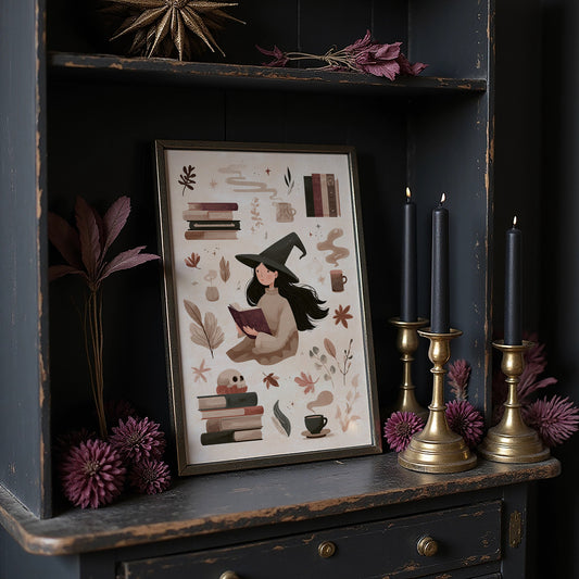 Autumn Spells Between Book Pages