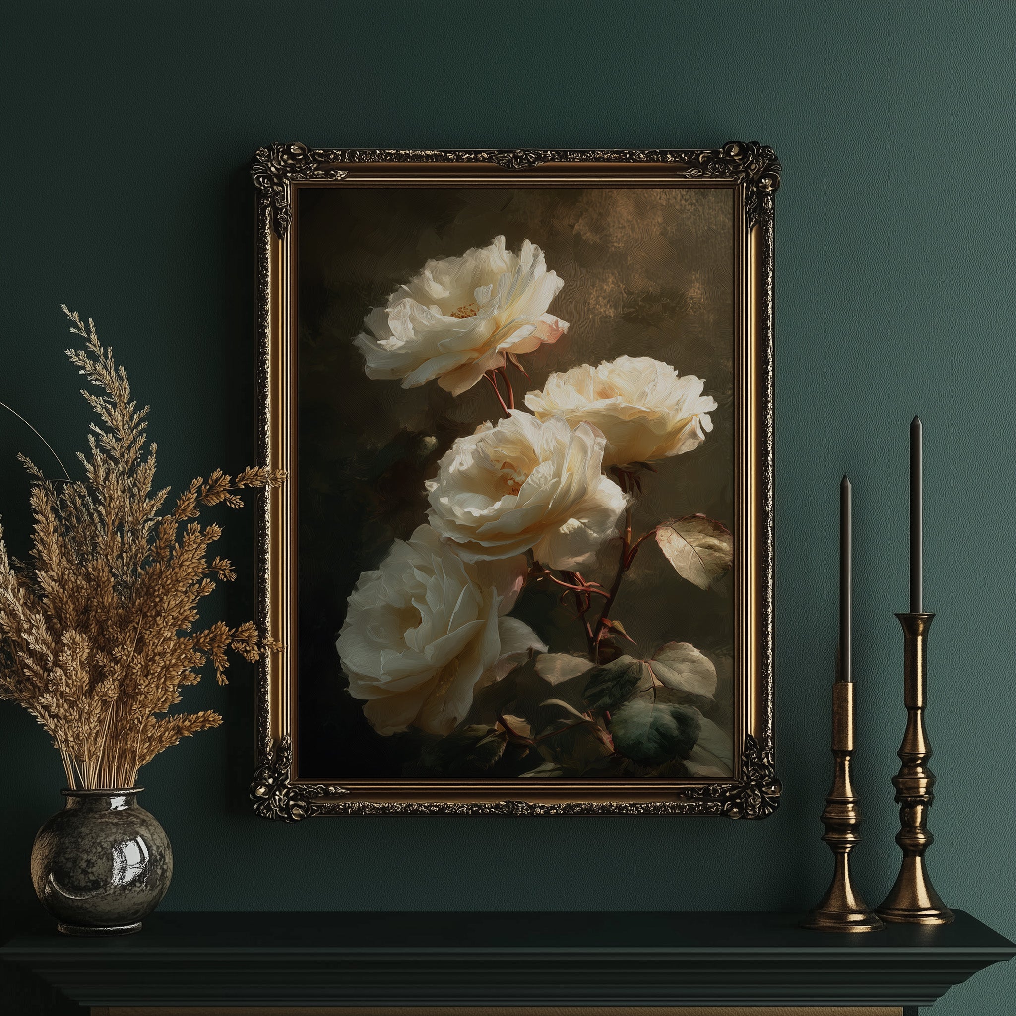 Pale Blooms Against Darkness Speak