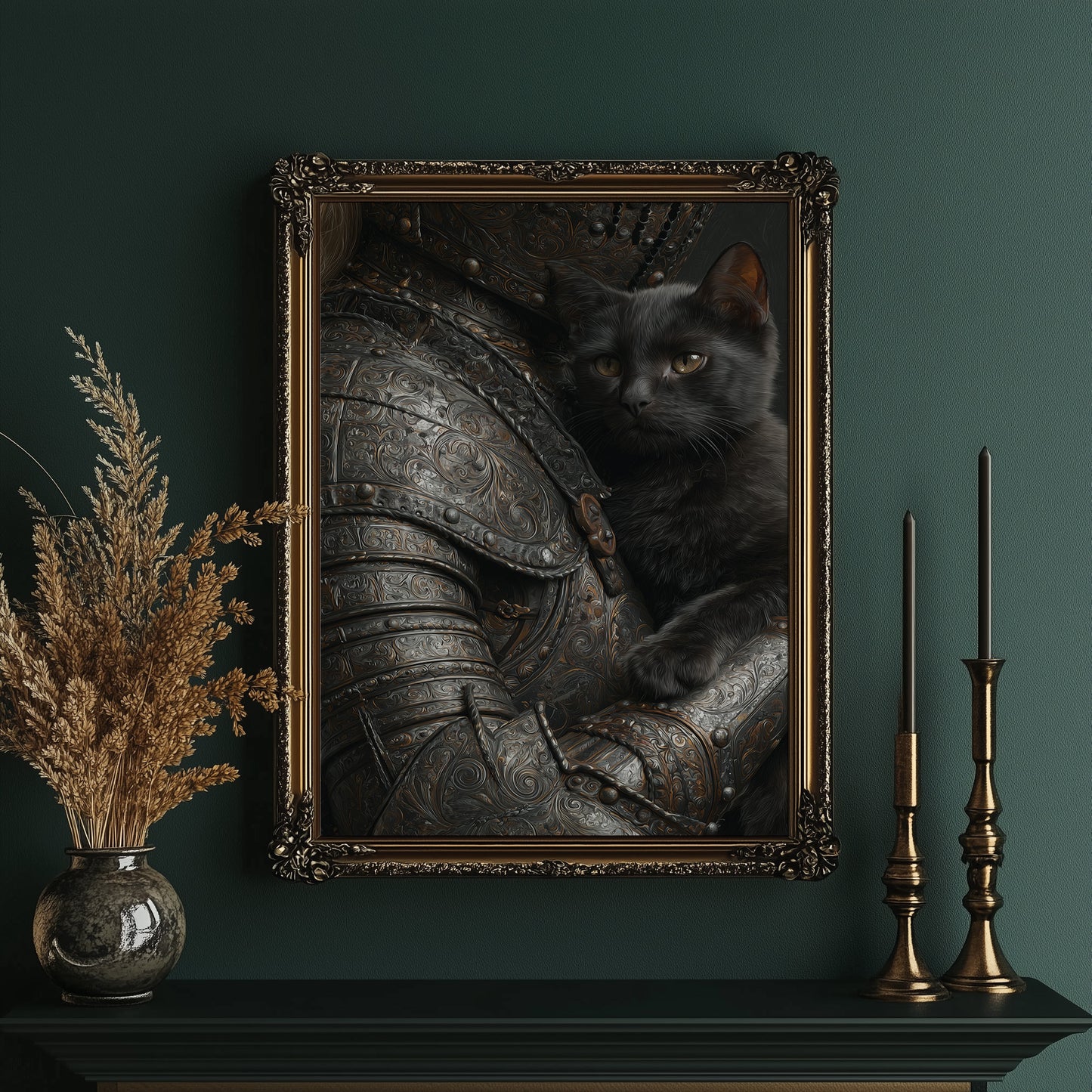 Noble Feline Of Ancient Armor