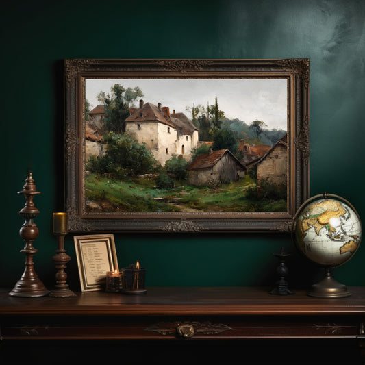 Forgotten Hamlet Among Green Hills