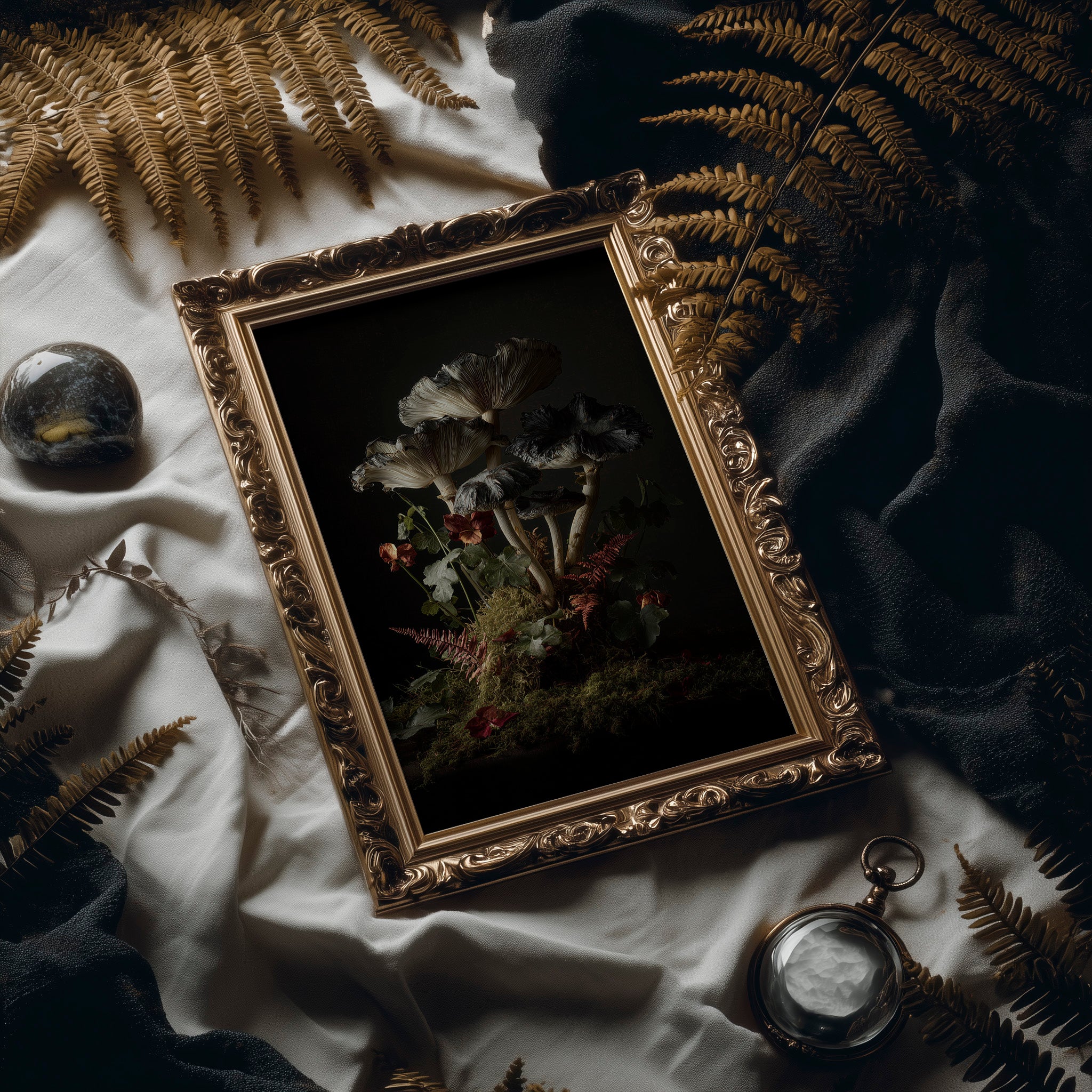 Midnight Forest Blooms Untold