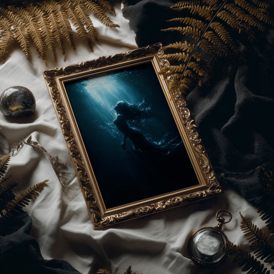 Beneath Rays In Azure Depths