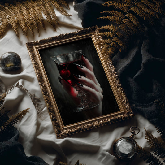 Crimson Secrets In Crystal Glass
