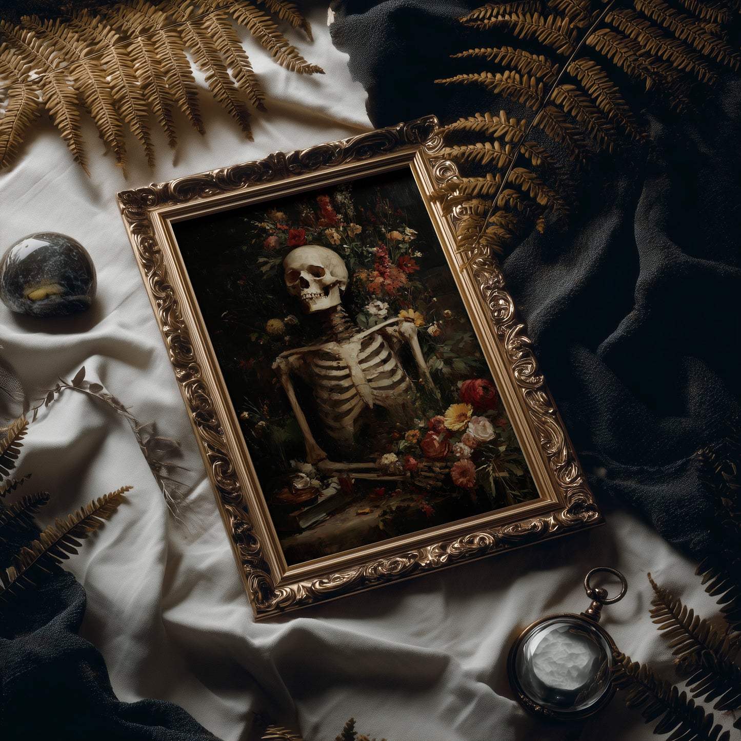 Blooms Against Mortality's Frame