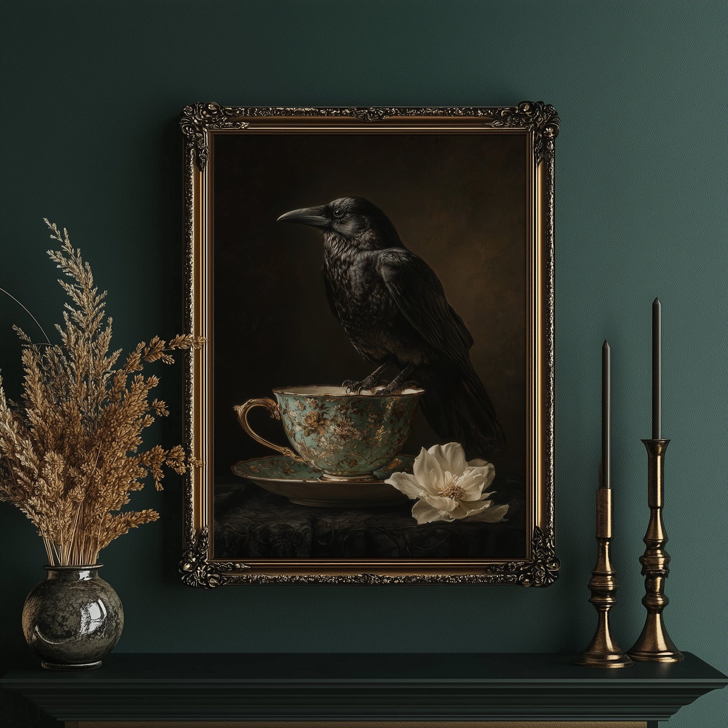 Raven's Teacup In Fading Light