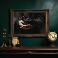 Raven's Trust In Human Hands