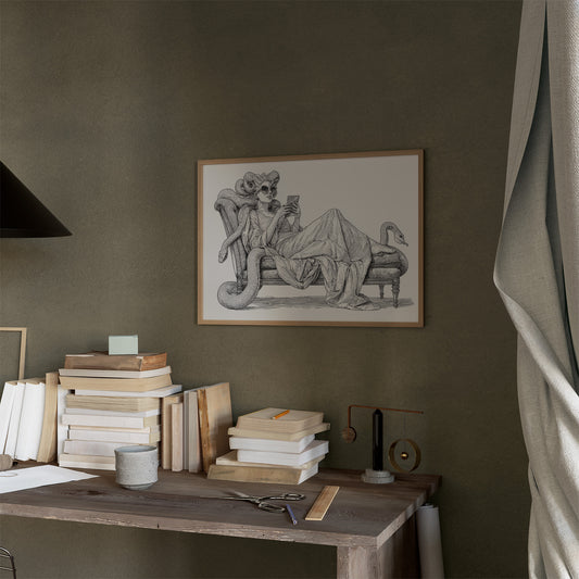 Modern Medusa's Digital Repose