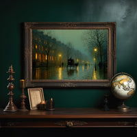 Foggy Streets Await Midnight Carriage