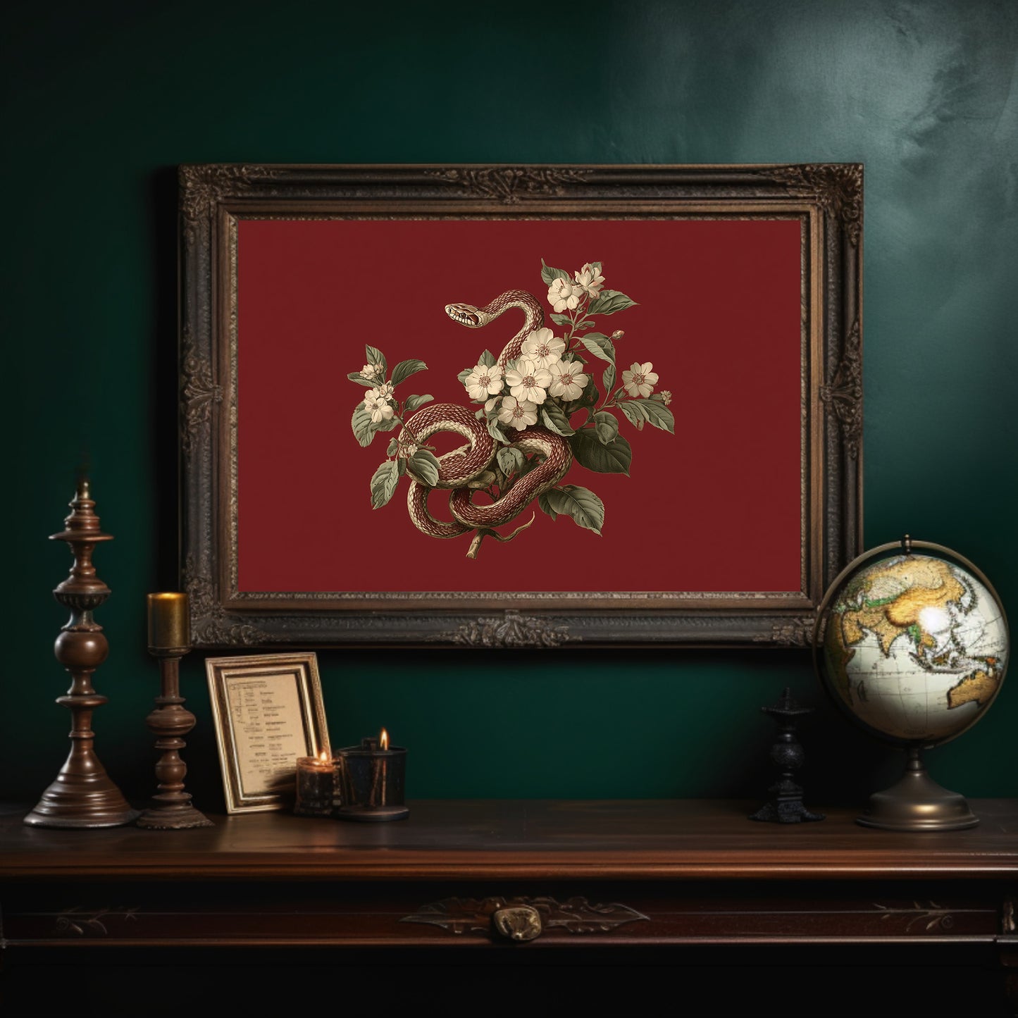 Crimson Garden Of Ancient Wisdom