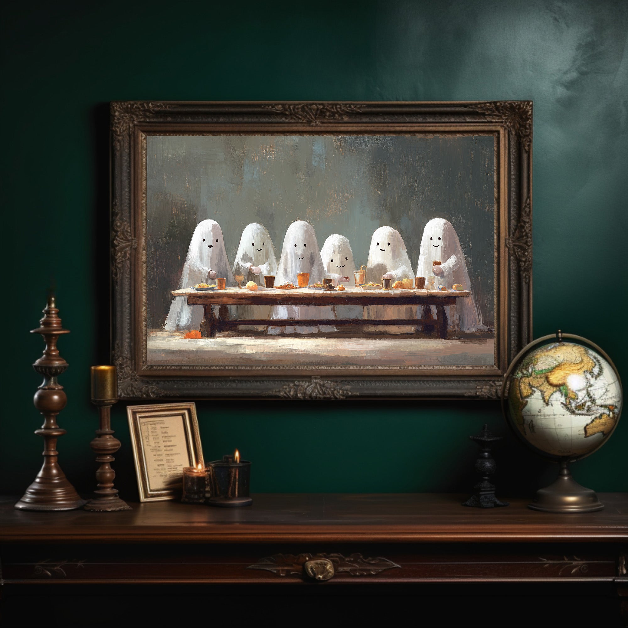 Spectral Feast Among Literary Worlds