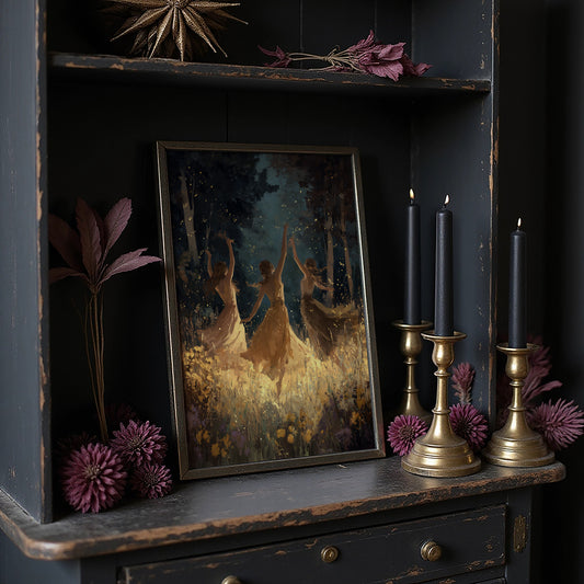 Forest Revelers Catch Twilight Magic