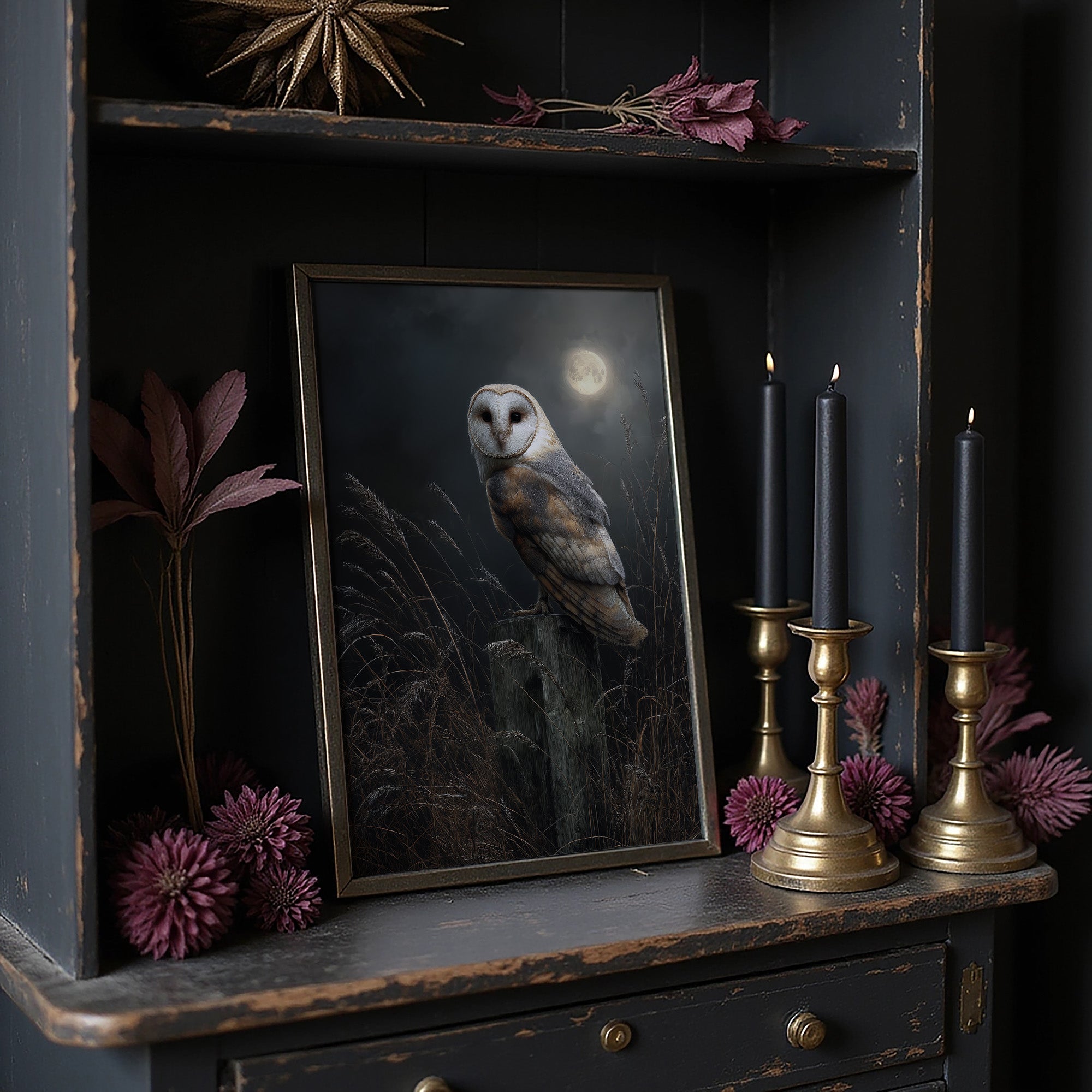 Silent Hunter Under Lunar Glow