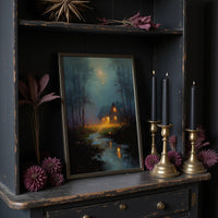 Lantern Glow Across Still Waters