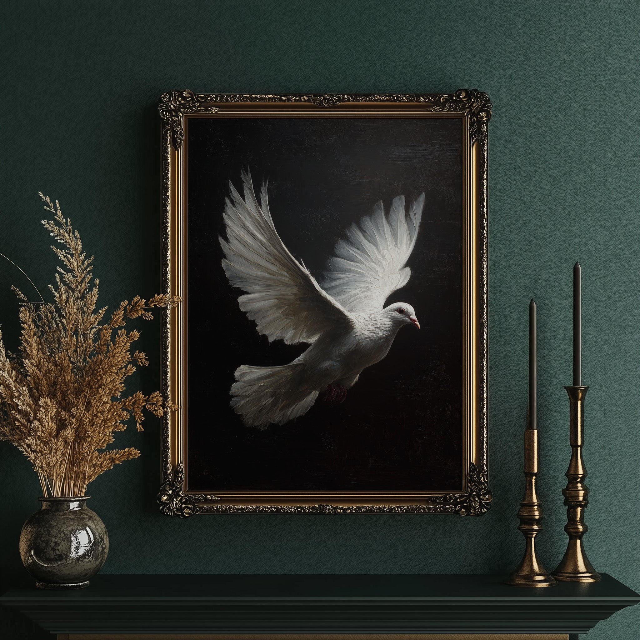 Flight Against Midnight's Canvas