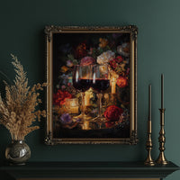 Velvet Hour Between Rose Petals