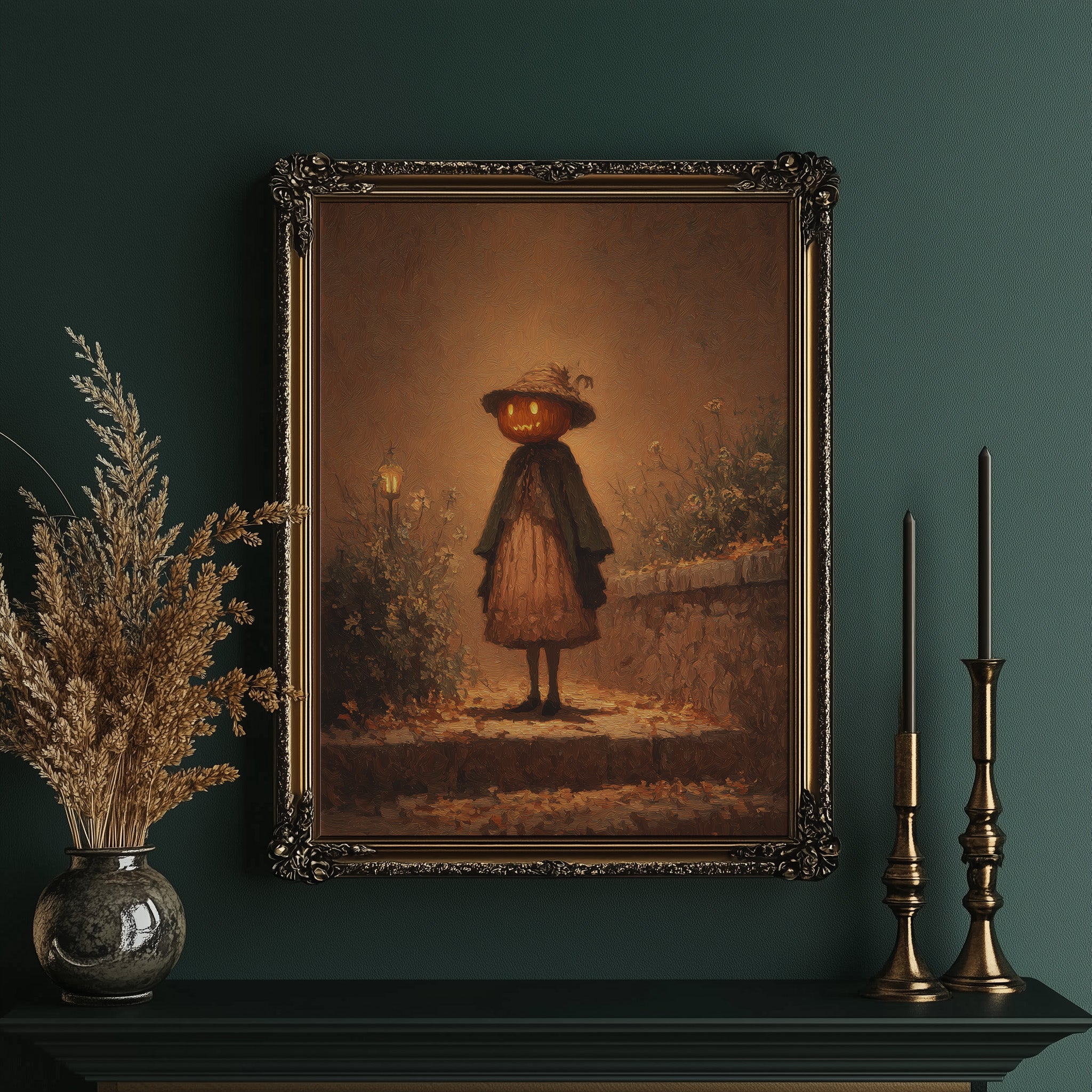 Autumn Sentinel Under Amber Light