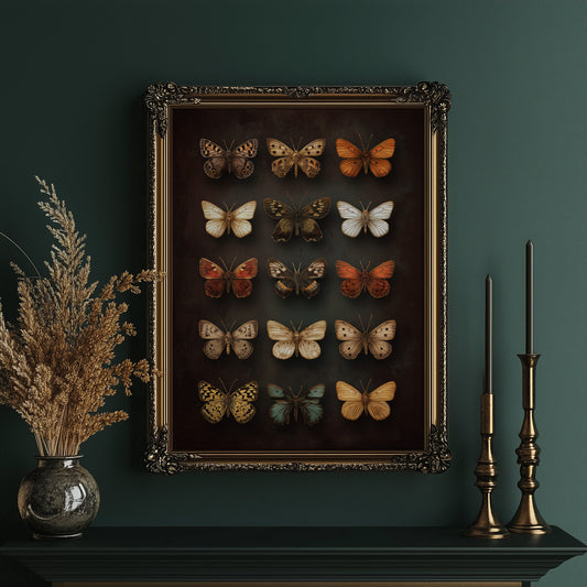 Amber Wings Against Midnight Walls