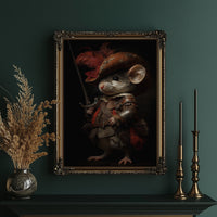 Noble Mouse In Royal Armor
