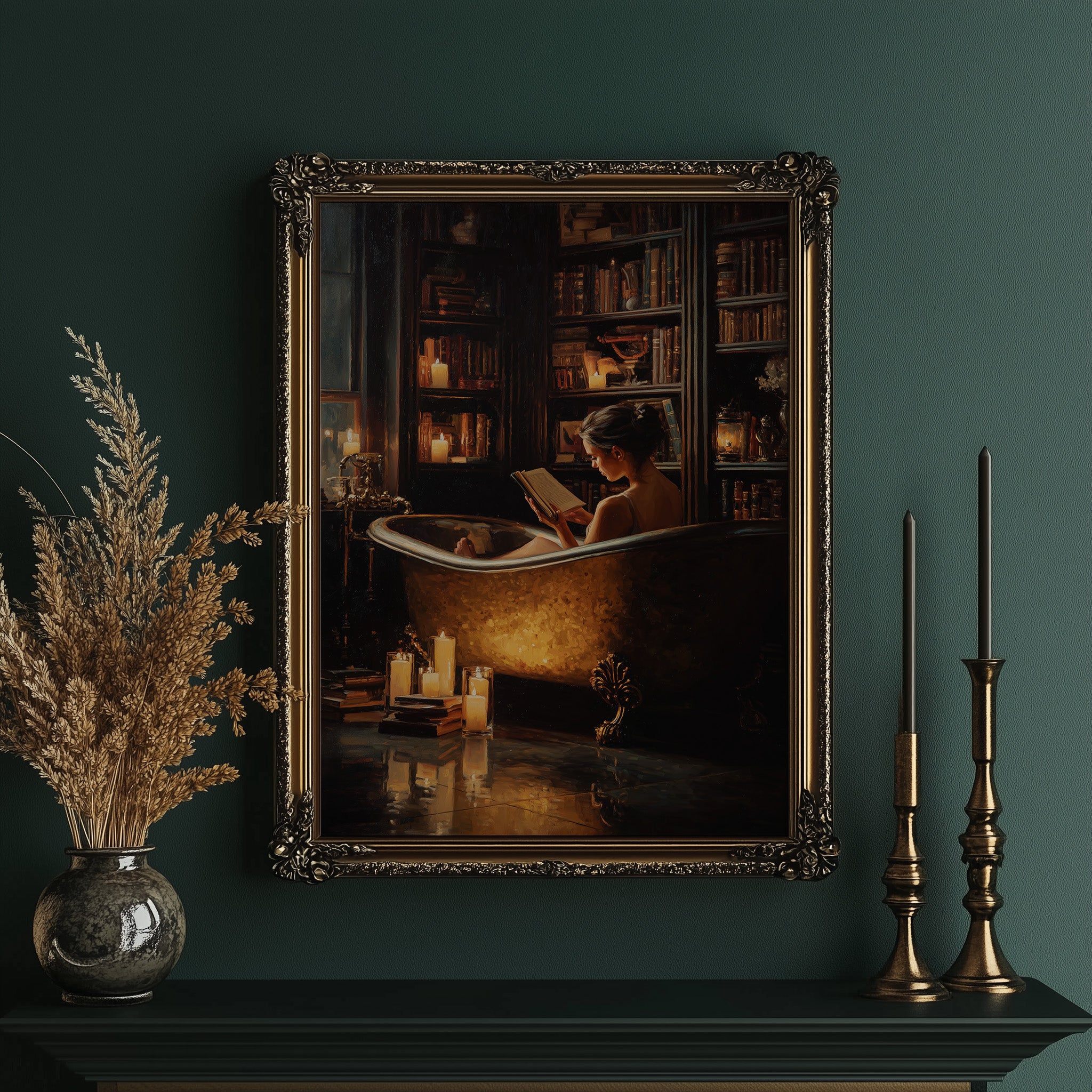 Candlelit Chapters Between Copper Walls